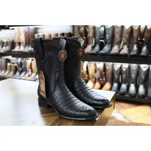 Men’s Roper Black Caiman Boot