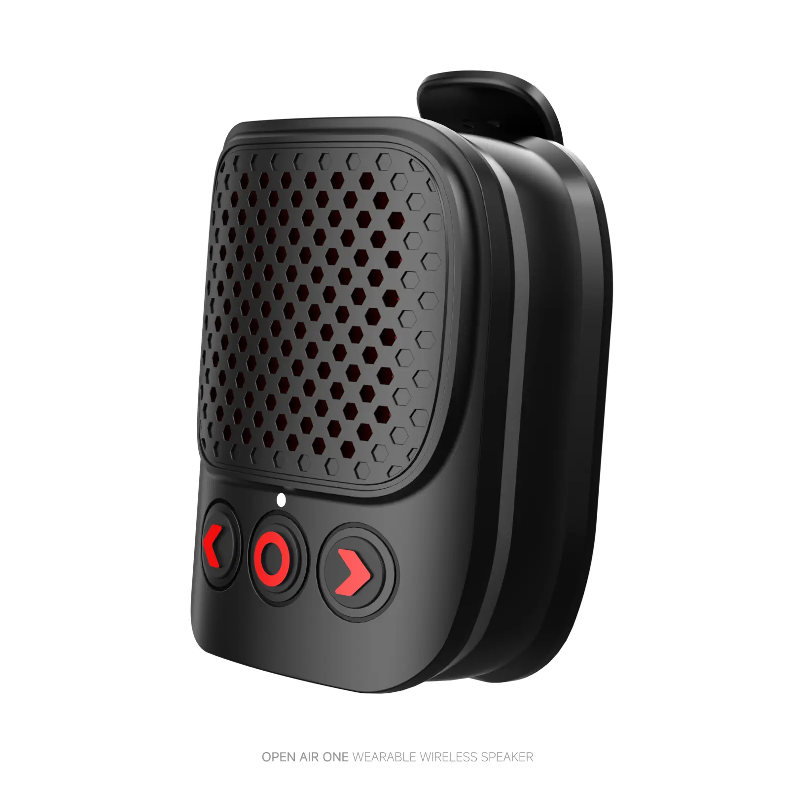 Portable Bluetooth Speaker with Magnetic Clip, Wearable 6W Clip-On Wireless Speaker, Bluetooth 5.4, TWS Stereo Pairing, 30m Range, 80g Mini Speaker for Work, Walking, Hiking, Travel & Outdoor Use