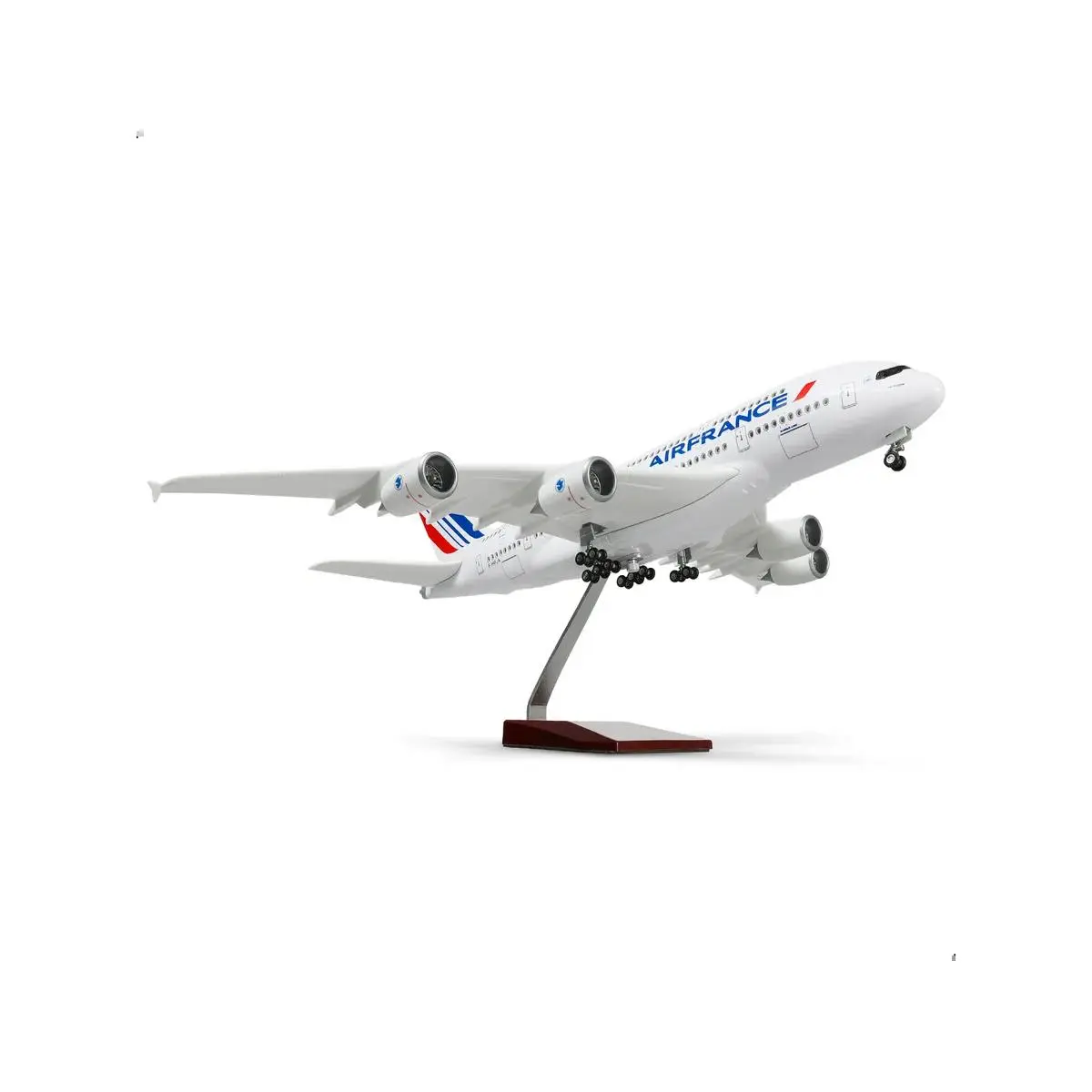 A380 France 1/160 scale airplane model with stand