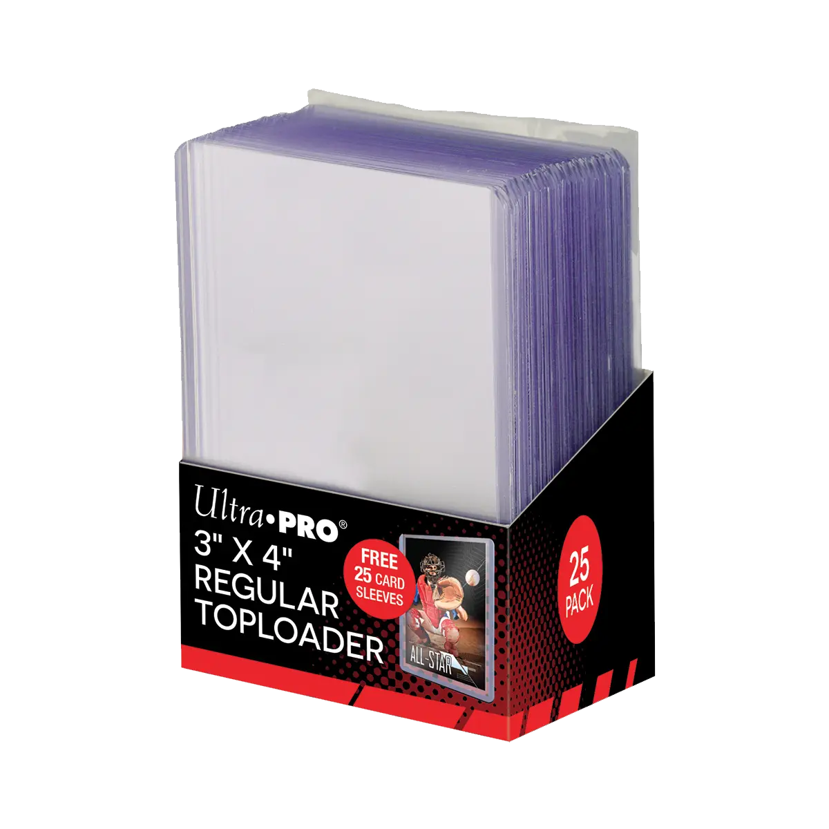 3" x 4" Clear Regular TOPLOADER® Sleeves and Soft Sleeves Bundle (25ct) for Standard Size Cards