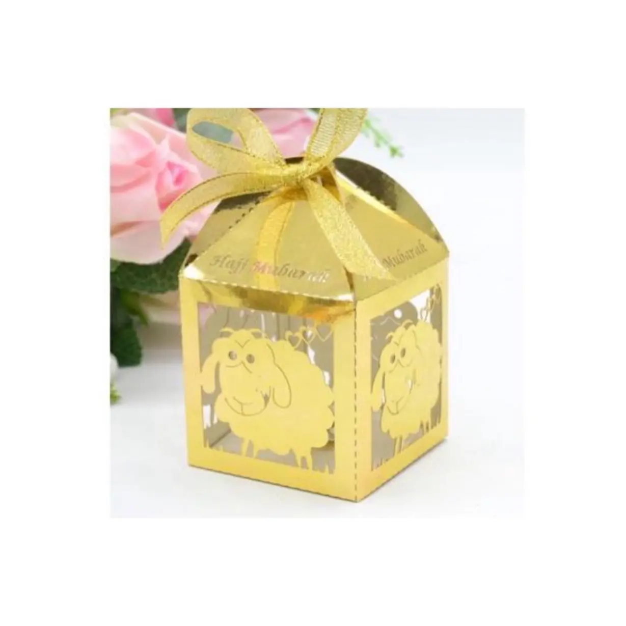 Hajj Mubarak Favor Boxes 10pcs
