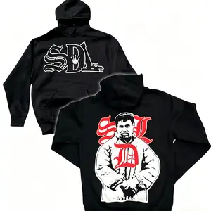 Sdl red Color Hoodie – Chicano Streetwear Unisex T-Shirt for man and woman