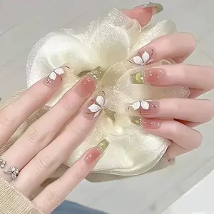 Press-On Nails with Adhesive Tabs for Easy Application and Removal Reusable and Gentle on Nails Perfect for Beginners or Short-Term Wear