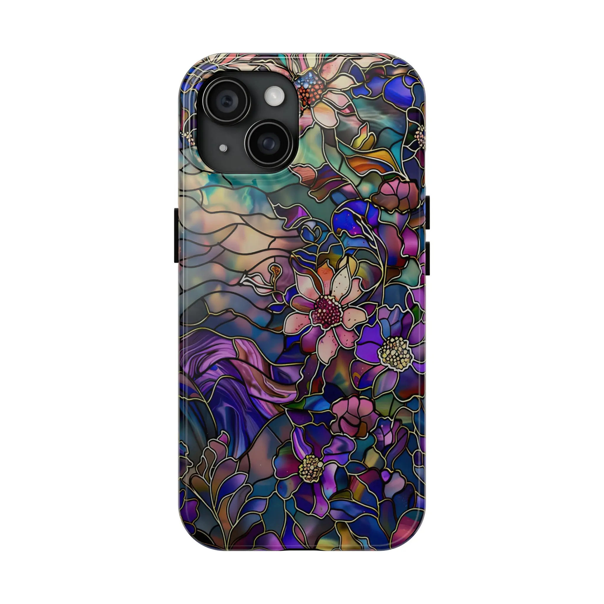 Enchanted Garden Stained Glass Phone Case