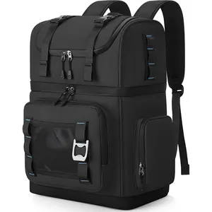 Large Waterproof Insulated Cooler Backpack for Men & Women, Double Decker Leak Proof Cooler Backpack for Beach, Camping, Picnic, Travel, 26L, 44Cans2026