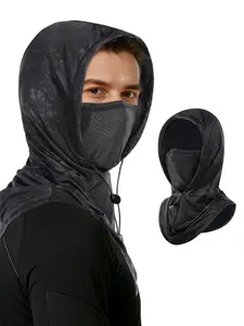 3 in 1 Breathable Balaclava Face Mask, Cooling Sun Protection Hoodie Cap, for Sports Outdoor Cycling Fishing Hiking