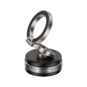 360℃ Rotation Vacuum Magnetic Phone Holder For Car,Strong Magnetic Suction Cup Phone Mount,Dual-Axis Adjustable Arm Phone Stand FOR Ipones 12-16 Series & All Smartphones Car-mounted mobile phone magnetic holder  Vacuum car mountmanual model