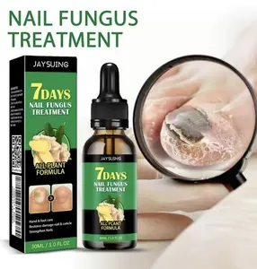 Natural Ginger Nail Treatment Oil with Tea Tree Oil, Vitamin E & Herbal Extracts - Plant Formula for Onychomycosis, Paronychia, Cuticle Health & Damage Repair, Nail Care Daily Solution + Heating Pad for Cramps & Bone Pain Relief