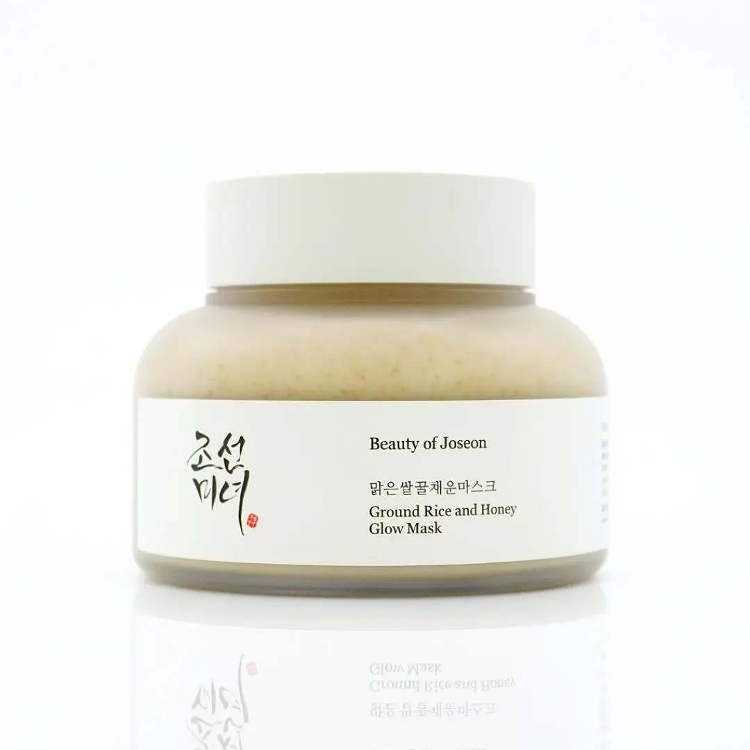 Beauty of Josean Korean Ground Rice & Honey Glow Mask (5.07oz/150ml) - Gentle Cream Moisturizer, Hydrating Soothing Exfoliant, Adult Treatment Mask for Skin Brightening & Repair