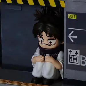 10cm Jujutsu Kaisen Q Version Crying Choso Action Figure Itadori Yuji Brother Anime Figure PVC Model Doll Toy Desktop Decor Gift Fashion Accessory Sets