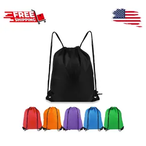 Drawstring Backpack 6 Colors (6 PACK)