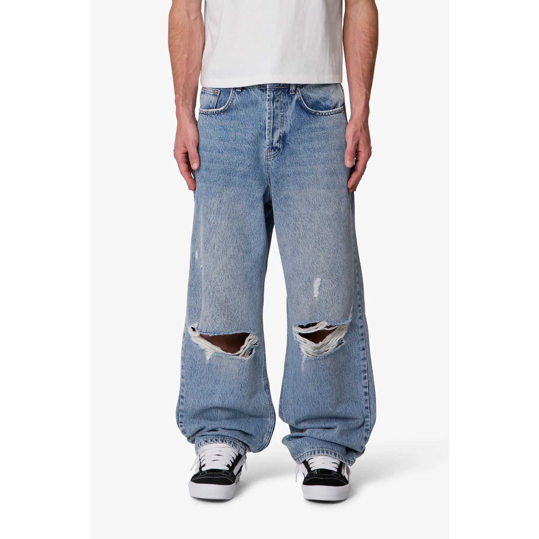 mnml Baggy Blowout Denim