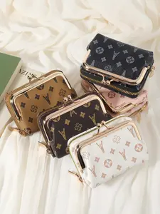 Women's Fashionable Minimalist Short Wallet Handbag, Casual Versatile Zipper Coin Purse, High-quality Credit Card Storage Bag, Women's Wallet Card Bag, Stylish Wallet