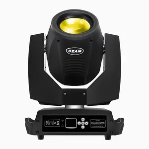 BEAM 7R 230W LED Moving Head Light with  Beam Sharpy 17 Gobos RGBW 8 Prism Strobe DMX 16Ch for Wedding DJ Party Stage Lighting