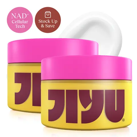 JIYU (2-PACK) NAD+ Anti-Aging Moisturizing Cream Korean Skincare | Daily Face Moisturizer for Skin Elasticity, Firmness & Wrinkle Reduction