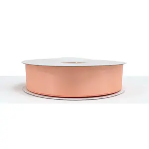 1 1/2" Peach Satin Ribbon Double-face 100 Yds