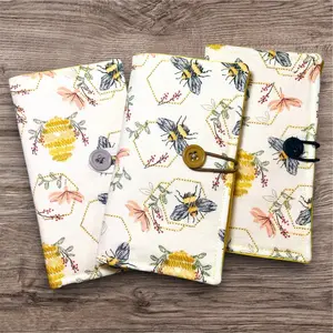 Tea Wallet, Tea Bag Holder, Teabag Wallet, Teabag Holder, Bee Wallet, Bumblebee Wallet, Tea Lover - Women's Wallet