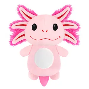 10.6'' 1.1 lbs Axolotl Microwavable Heating Pad, Removable Cover, 100% Natural Fillings, Great Gift for Everyone