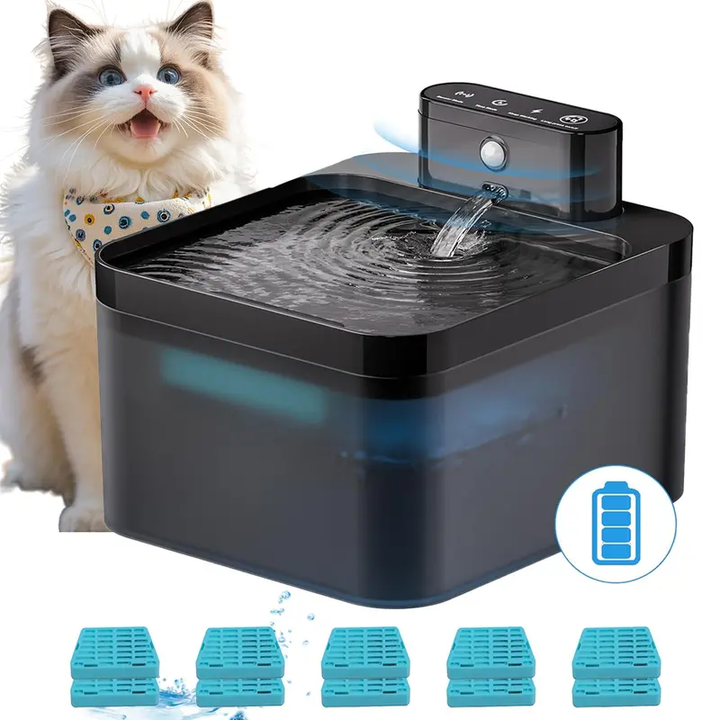 battery operated cat fountain - TikTok Shop