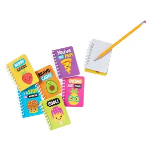 Funtastic Food Friends Mini Spiral Notebooks - 24 Pc.