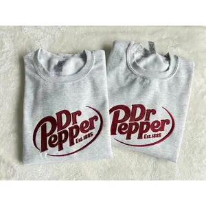 Embroidered Dr Pepper Sweatshirt, I NEED A Dr. Pepper Crewneck Sweaters, Pepper lover, Pepper Fan, Diet Coke Sweatshirts
