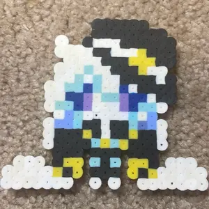 Milky Way cookie  perler bead collectible