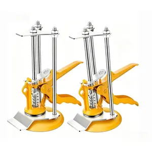 2pcs Tile Positioner, Manual Lifting Tool Jack, Height Adjuster, Ceramic Wall Leveling Adjuster, Construction Arm Lifter Tool for Home Improvement, Cabinet Installation, Home Cleaning