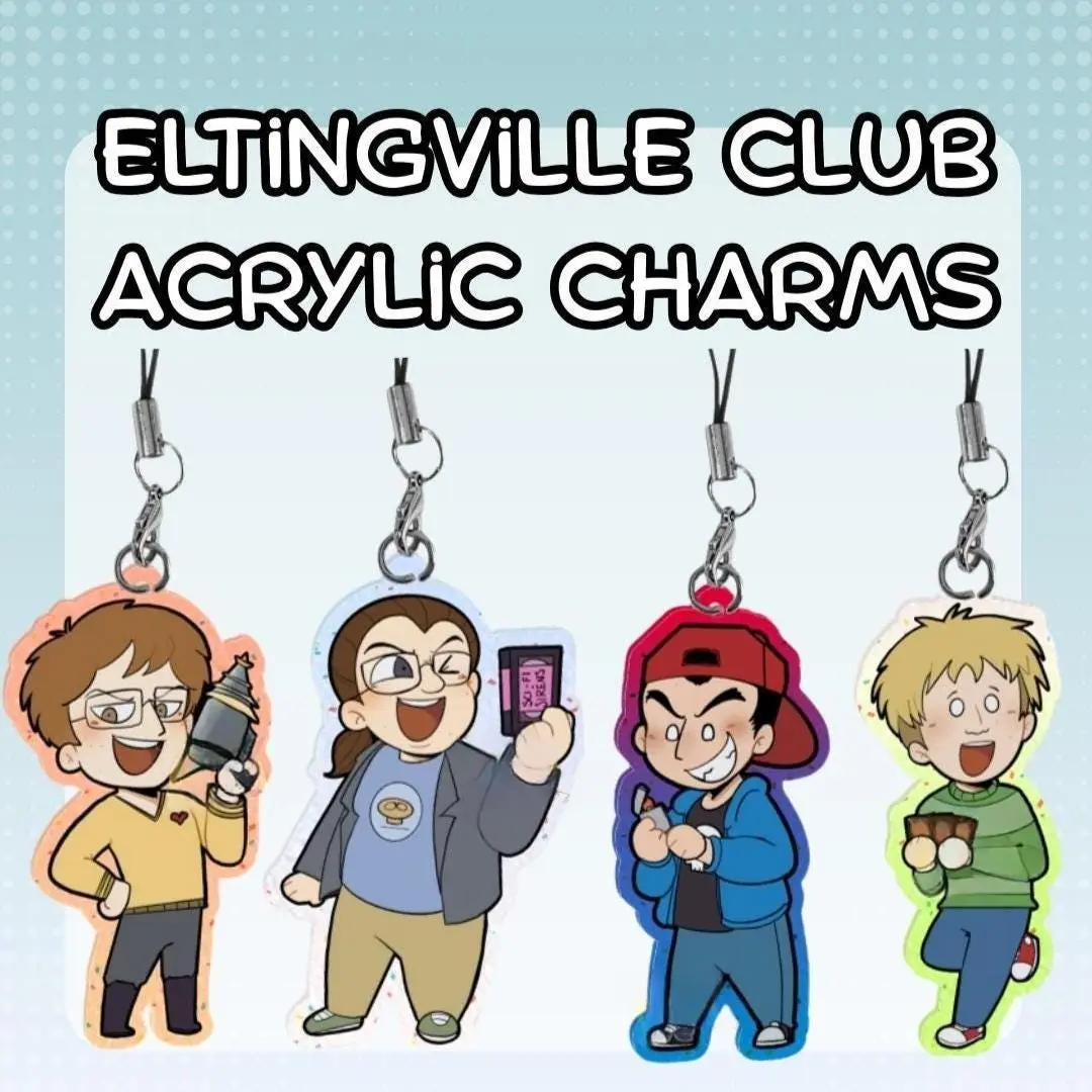 The Eltingville Club | Bill, Josh, Pete, Jerry | Acyrlic charm