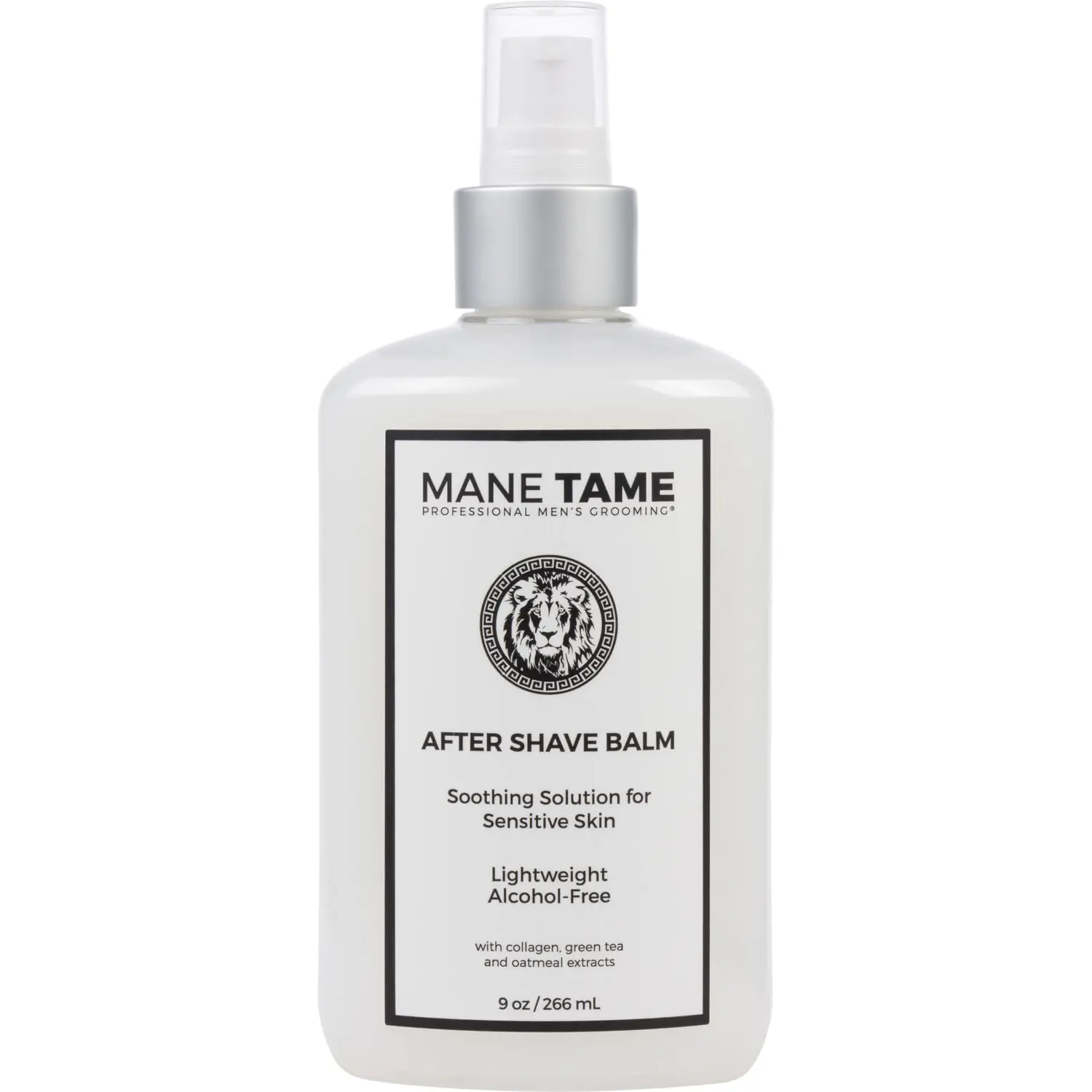 MANE TAME After Shave Balm 9oz - Soothing Solution for Sensitive Skin, Alcohol-Free, Lightweight Formula