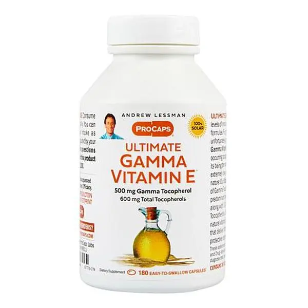 Andrew Lessman Ultimate Gamma Vitamin E - 180 Capsules