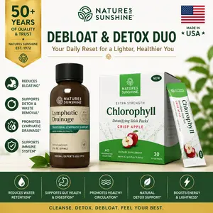 Debloat/Detox Duo: Apple Chlorophyll & Lymphatic Drainage Supplement