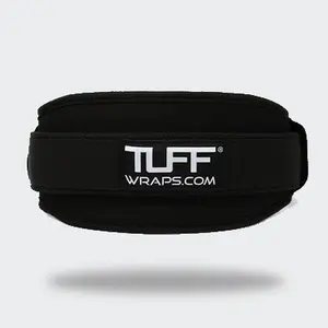 TUFF 4.5" Nylon Weightlifting  Belt - All Black