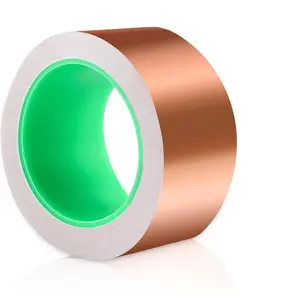 Single-sided conductive copper foil adhesive tape, copper foil adhesive tape, interference-proof pure copper, dual-conductor self-adhesive copper foil, High Conductivity