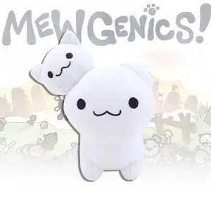 Mewgenics Stacy Plush Two-Headed Cat Stuffed Animal | Soft Squishy High-Quality Plush Toy | Adorable Gaming Collectible for Mewgenics Fans | Cute Cuddle Companion for Kids & Adults | Ideal Birthday Christmas Holiday Gift for Cat Lovers & Game Enthusiasts