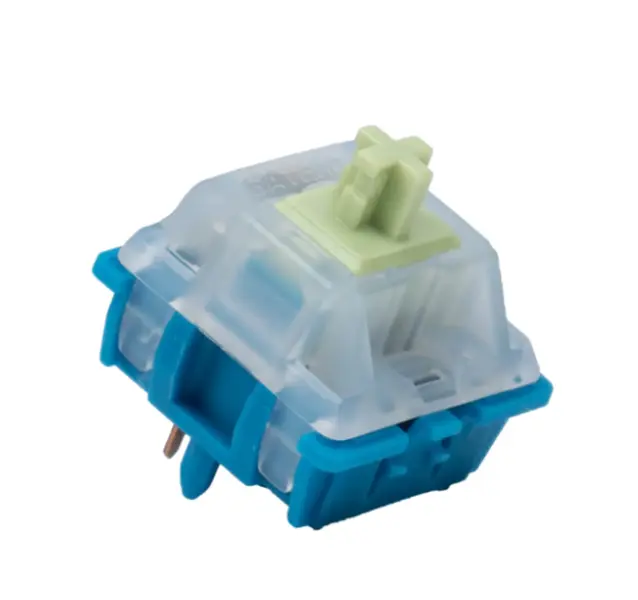 GATERON CM Linear Switch 55gf 2.0mm Pre-travel 3.6mm Total Travel POM Stem Nylon PA66 Top & Bottom Housing 20mm Double-stage Spring Pre-lubed 5-Pin SMD LED
