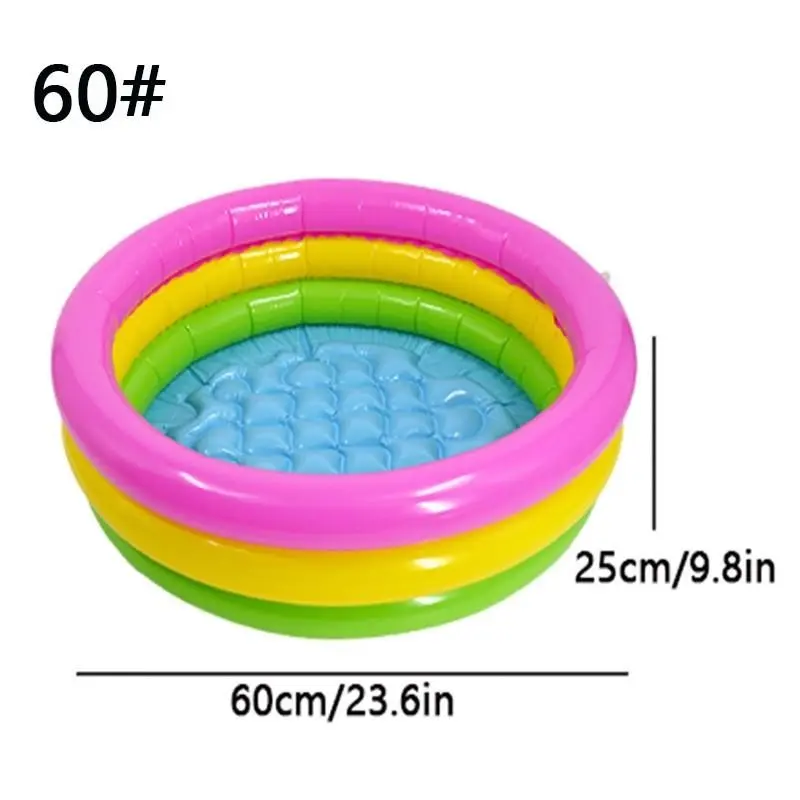 Inflatable Bathtub, Baby Indoor Home Use, Thickened PVC Kiddie Swimming Pool, Easy Carry Water Park Ocean Ball Pool, Inflatable Splash Pool, Inflatable Pools