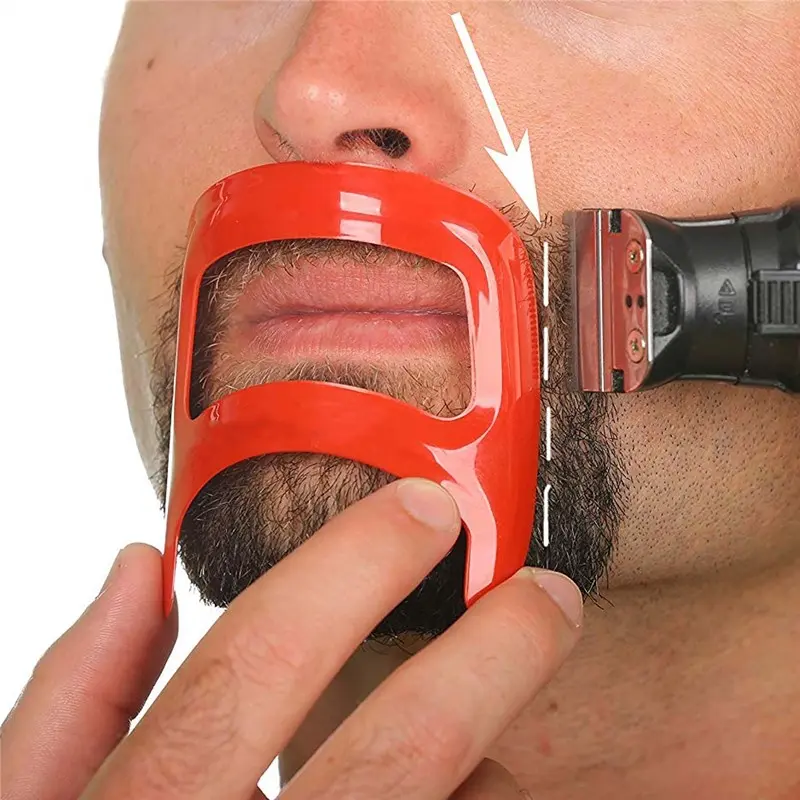 Goat Beard Trimming Template, Shaping and Edging Tool for Men, Self-Trimming Guide, Essential Grooming Accessory
