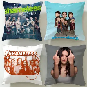 tv series Shameless Cushion Cover Ultra-Soft Reversible Plush Pillow Cover | Double-sided fluffy comfort for car, sofa, bedroom | Skin-friendly fabric | Easy clean & maintain | Stylish home decor | Perfect gift for family & friends