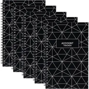 A5 Big Checkbook Register, Check Registers for Personal, Ledge Book & Debit Card Transaction Notebook, Checking Account Register, Business , Expense , Black, 5 Pack