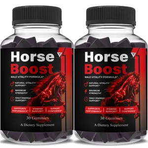 HorseBoost Performance Support Gummies - Vitamin & Wellness Supplement for Horses (60 Count)