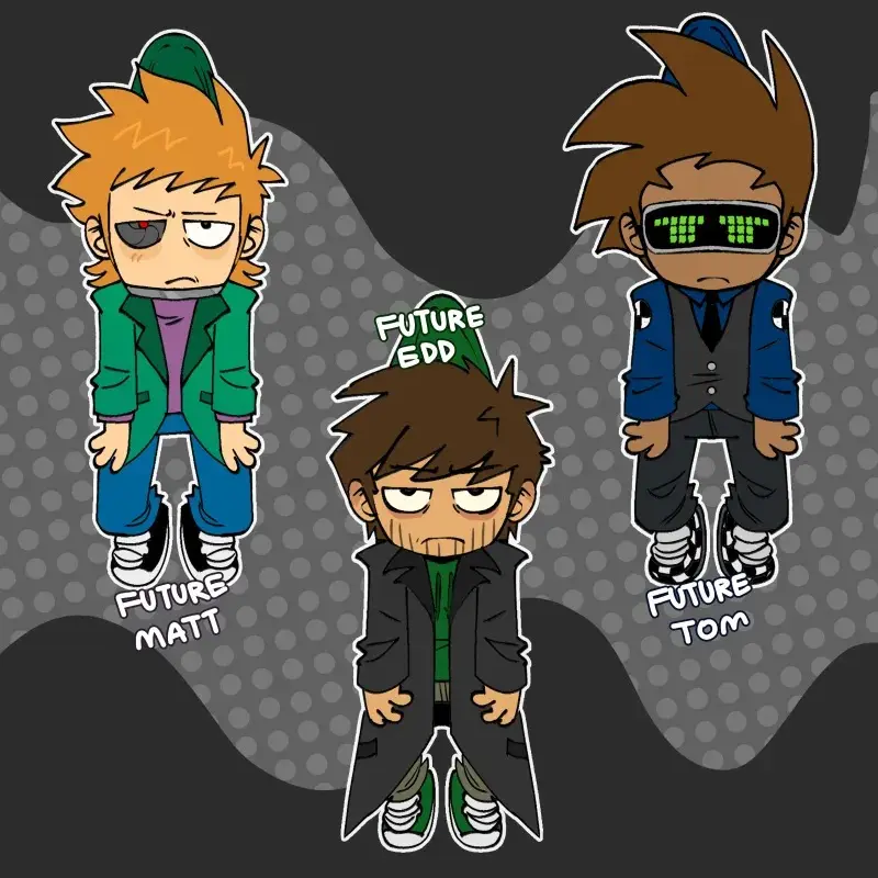 Eddsworld acrylic keychains, Gift birthday