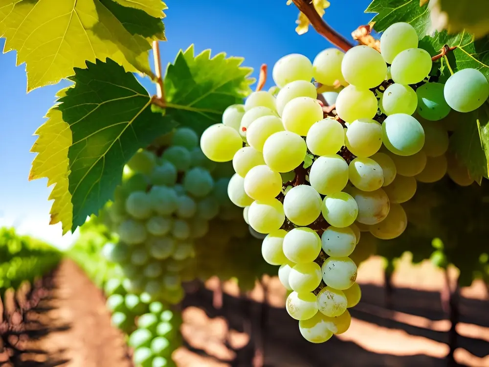 White Grape Vine Live Plant for Growing - One Year Old Seedling, Niagra White Grapes