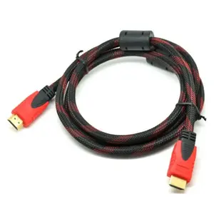 High Speed Hdtv Cable, HD & Braided Strength, Compatible 1.4v, Supports 1080P, Ideal for TV, Data Transfer, Computer Monitor