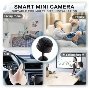 4/6pcs Mini Wireless Surveillance Camera with 2.4G WiFi, HD 1080P, Supports 128GB Cards, Night Vision, Audio, USB Power, Remote View, Wide-angle, Easy to Carry, for Home, Pet, Bedroom, Black Fridays.