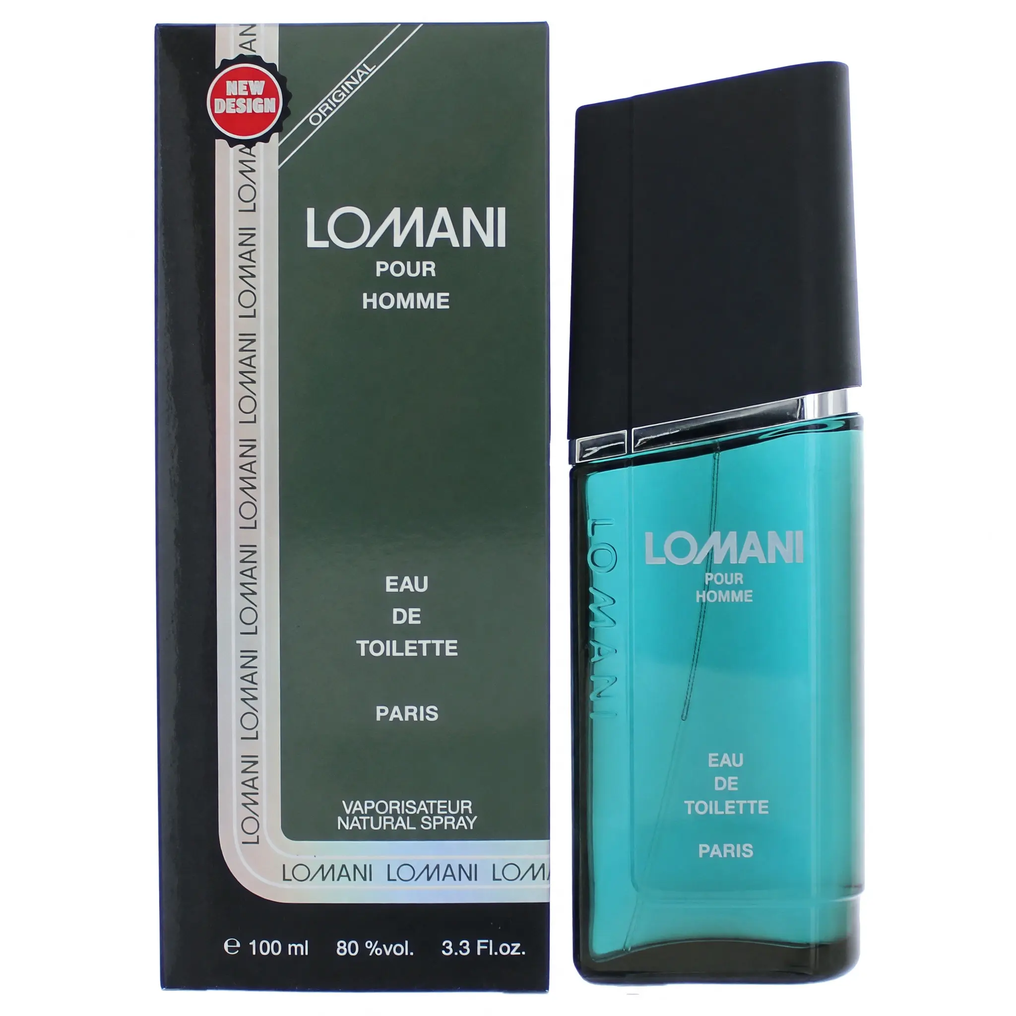 Lomani Pour Homme by Lomani, 3.4 oz EDT Spray for Men, Rosemary, Camphor, Citrus Herbs, Single Bottle, Herbal, Lavender, Lemon, Herbal Blend, Male Wear
