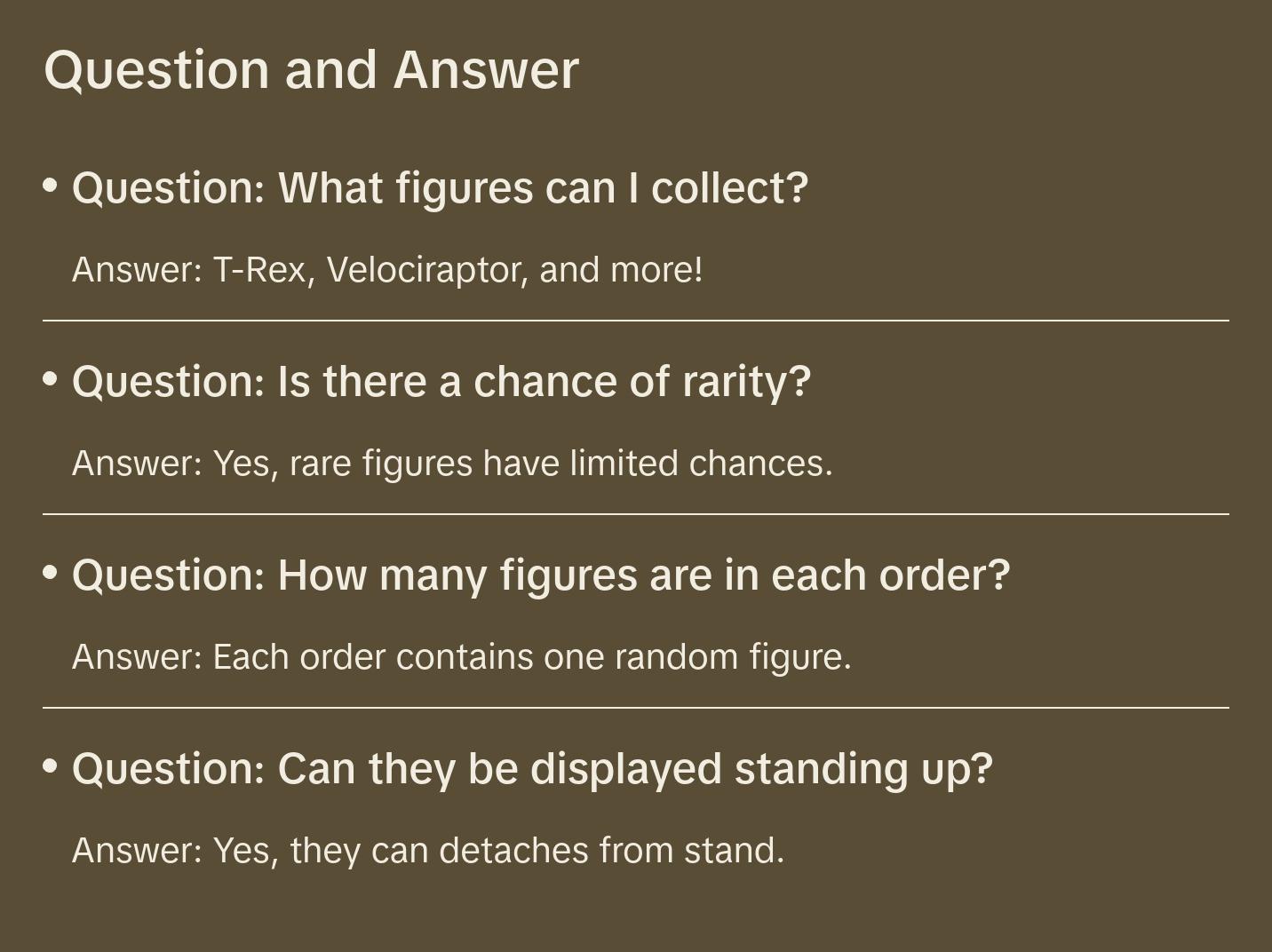 Jurassic Park - Meltz Mystery Collectible Figures