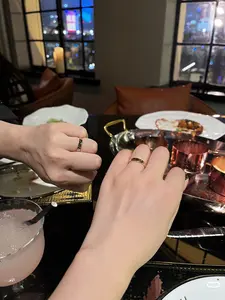 Pre-owned Cartier small model yellow gold/white gold/rose gold plain love ring couple ring bundle