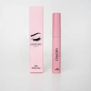 Gimory Beauty Eyelashes Glue 5ML White Glue for Secure False Lash Attachment Versatile and Easy to Use