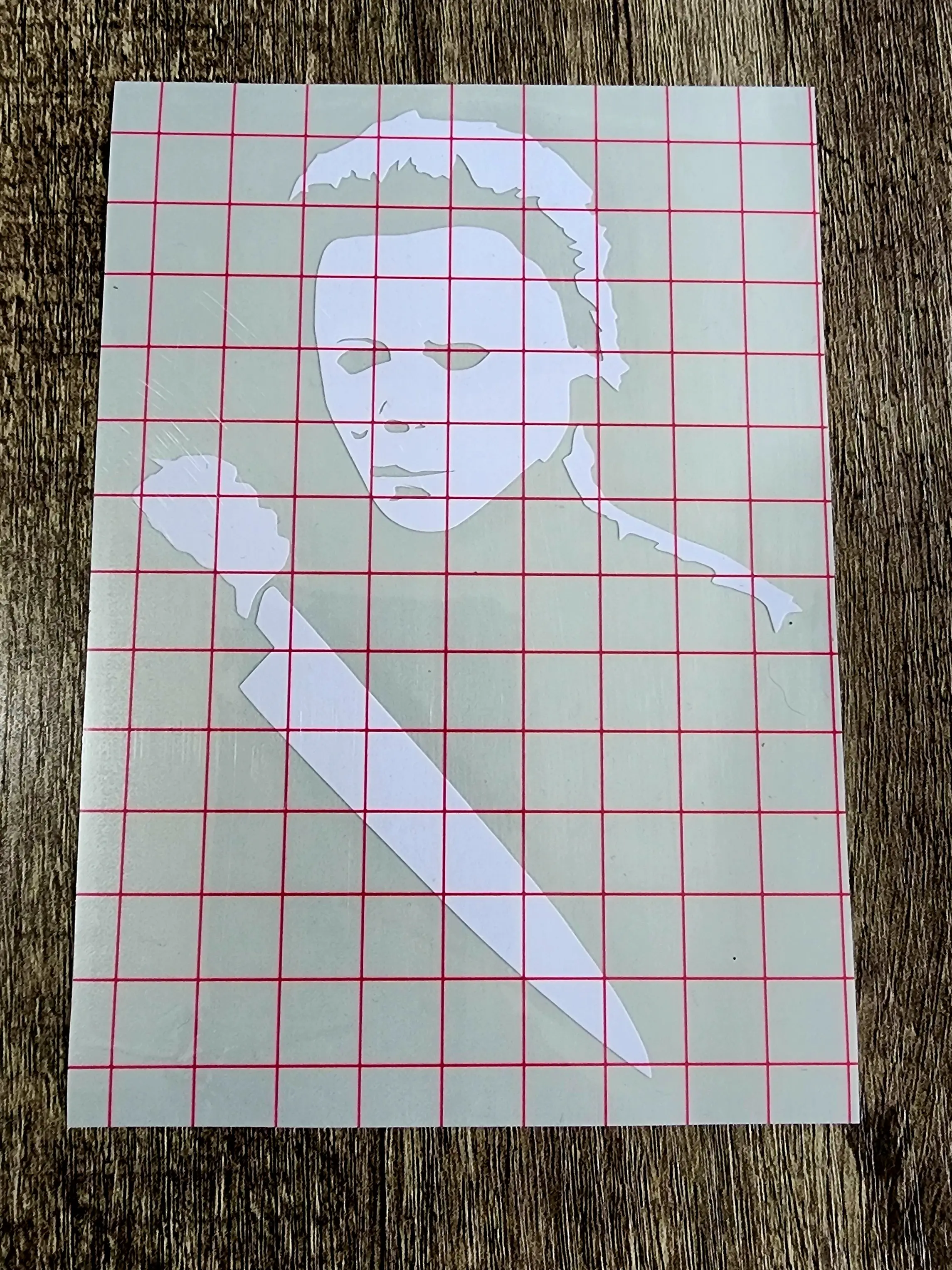 Michael Myers Halloween The Shape Slasher 70' 80's Horror Movie Vinyl Car Decal Sticker Handmade in USA Premium Outdoor Vinyl Water & UV Resistant Easy Application Decal