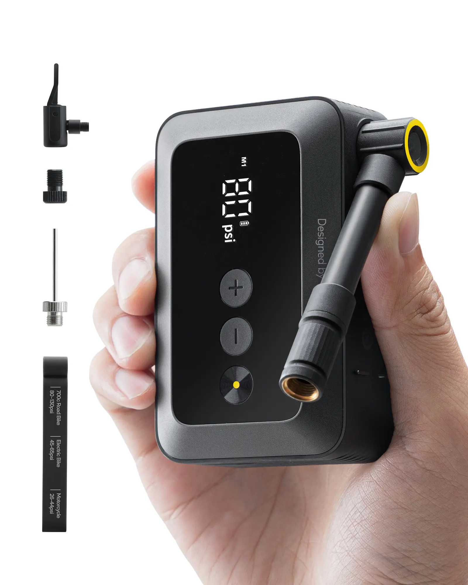 【Fathers day gift】HOTO Mini Bike Tire Pump 25s Fast Inflate with Gauge 150PSI Portable Electric Air Pump for Road Motorcycle Mountain Bikes Wireless Outdoor Inflator motorcycle accessories fathersdaygift